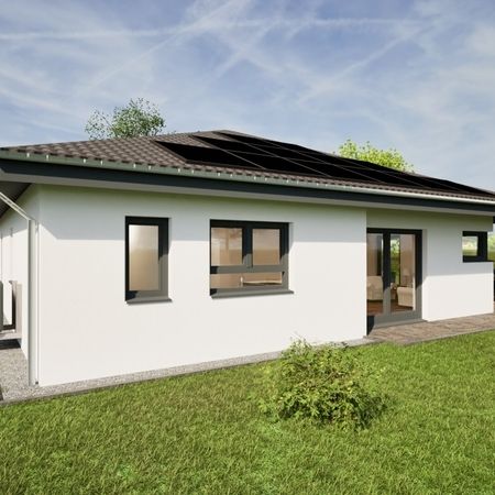 Illustration eines weißen Hauses