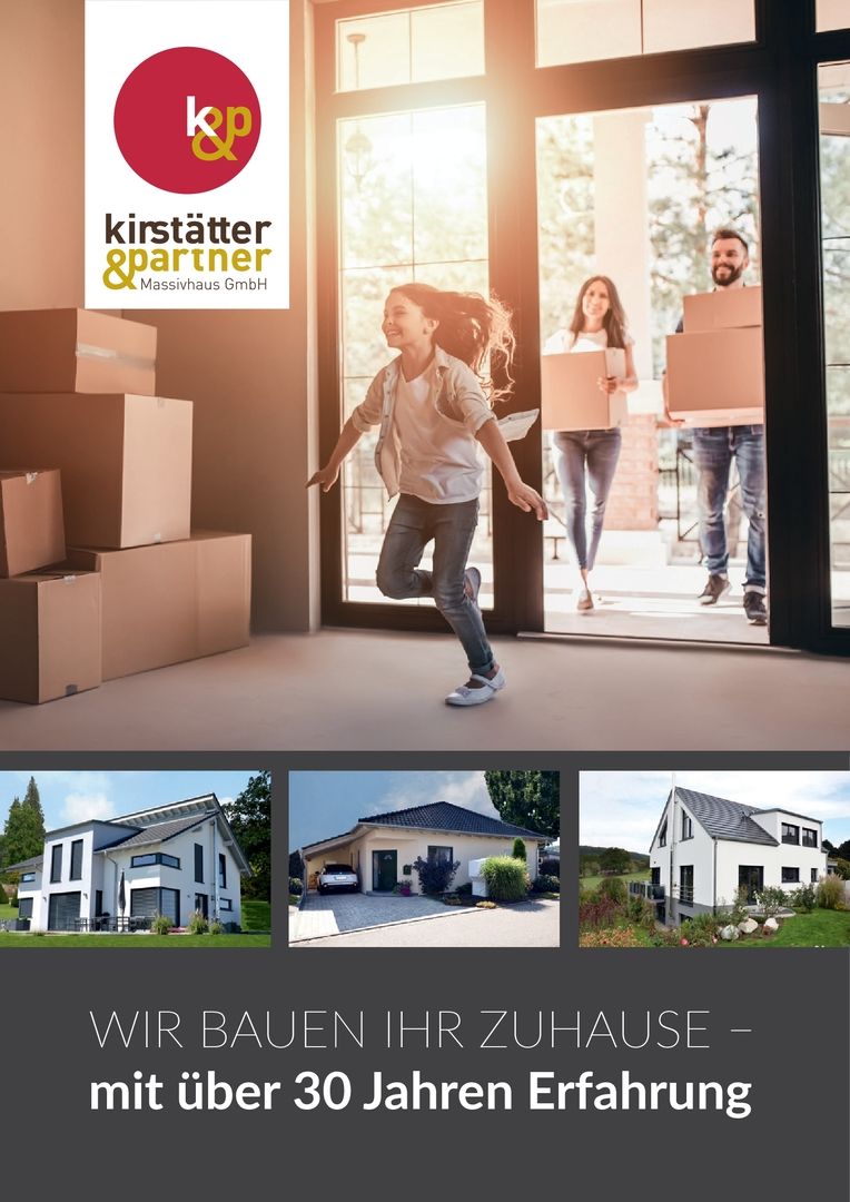 Broschüre - wir bauen Ihr Zuhause - mit über 30 Jahren Erfahrung